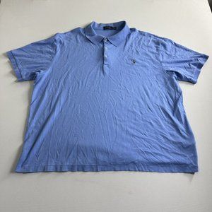 Polo Ralph Lauren Mens Blue Pony Big & Tall Short Sleeve Polo Shirt‎ 3XB